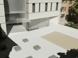 Perspective de projet d'architecture